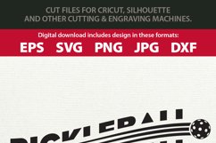 Pickleball SVG Cutting File &amp; Clipart Product Image 2