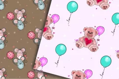 Valentines Day Background | Valentine Digital Pattern Product Image 3