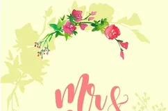 Mr and Mrs Wedding SVG PNG EPS DXF, Wedding svg Product Image 2