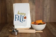 Happy Fall SVG Cut File - Fall Farmhouse SVG PNG DXF EPS Product Image 6
