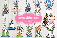 20 Easter Gnome Bundle SVG Product Image 1