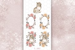 Cat and roses Product Image 2