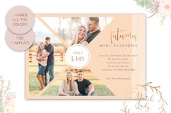 PSD Autumn Photo Session Card Template - Design #44 Product Image 3