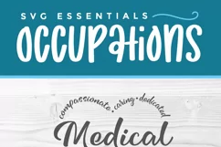Medical Staff SVG, a Healthcare worker svg for crafters Product Image 6
