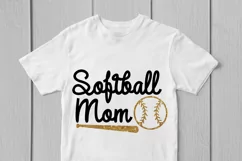 Softball Mom - Baseball SVG EPS DXF PNG Cutting Files Product Image 3