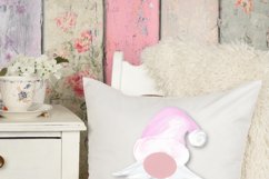 Three Pink Hand-drawn Gnomes with Leopard and Plaid Prints Product Image 6
