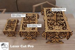 Nut, Dry Fruit Server Display Tray, Tray-Burgundy Svg Product Image 1