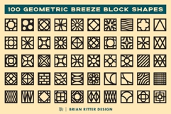 100 Geometric Breeze Block Shapes Product Image 7
