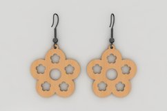 Wood Acrylic Earring SVG Cut Files / Laser Jewelry Templates Product Image 3
