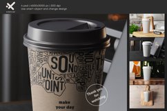 Paper Craft Coffee Cup Mockup Product Image 2
