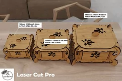 Jewelry Storage laser cut Box Svg Ai Eps PDF dxf files Product Image 1