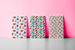 Vibrant Floral Leaf Pattern Set Product Image 7