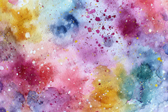 Watercolor Pink Poinsettia Moody Grunge Seamless Texture Product Image 1