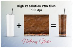 2 Monogram Cigars Patterns for 20oz SKINNY TUMBLER. Product Image 4