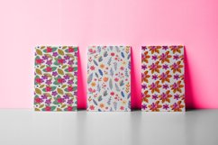 Colorful Floral &amp; Leafy Pattern Set Product Image 7