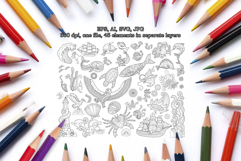 Sea romantic coloring pages Product Image 5