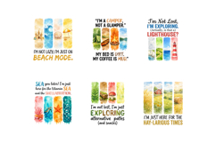 Funny Quote Brushstroke Sublimation PNG Bundle Product Image 6