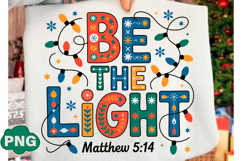 Christmas Light Be the Light Matthew PNG Product Image 1