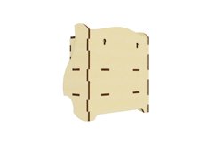 Shelf - laser cut plan, SVG DXF files Product Image 4