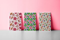 Vibrant Hand-Drawn Leafy Floral Patterns Product Image 7