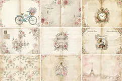 Paris Journal Junk Journal Digital Kit| Junk Journal Product Image 7
