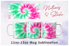 TIE DYE Mini Bundle - Sublimation - Tumbler, Mug, Coaster Product Image 3
