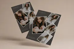 Moody Portrait Photo Collage Template | Editable Canva Product Image 7