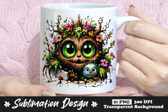 Forest Guardian Monster Clipart Sublimation PNG Product Image 1