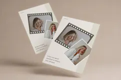 Film Strip Neutral Photo Collage Editable Canva Template Product Image 7
