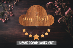 Nursery Dream Catcher - Wooden Nursery Decor Laser Cut Product Image 1