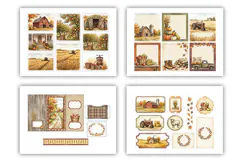 Autumn Farm Junk Journal Digital Paper| Junk Journal Product Image 8