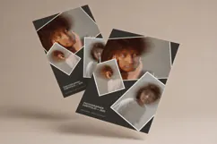 Moody Editorial Photo Collage Template Tilted Frame Canva Product Image 7