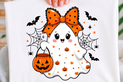Halloween Ghost &amp; Coquette PNG Sublimation Designs Product Image 8