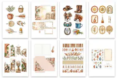 Rustic Boho Junk Journal Digital Kit| Junk Journal Product Image 9