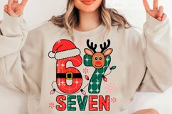 Funny Six Seven Meme Christmas Png Product Image 1