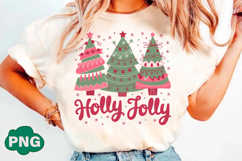 Christmas Tree Holly Jolly Png, Product Image 2