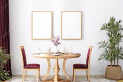 Frame mockup A4, Living room mockup, Mockup in interior Product Image 3