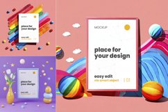 Creative Colorful Frame Poster Mockups Product Image 7
