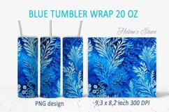 Christmas blue tumbler bundle| Winter Tumbler Sublimation Product Image 10