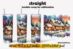 Christmas House Tumbler design,Christmas tumbler design Product Image 1