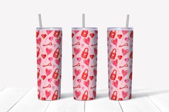20 oz Tumbler sublimation design Bundle, Valentine&#039;s day png Product Image 9