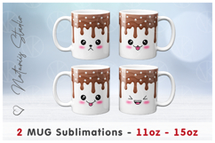 2 Funny Kawaii Designs. 11oz-15oz Coffee Cocoa Mug Product Image 1