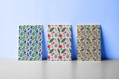 Vibrant Watercolor Floral Pattern Set Product Image 7