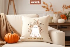 Cute Ghost Floral Pun Funny Quotes Sublimation 07 Product Image 1