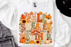 Cozy Fall Pumpkin PNG Product Image 6