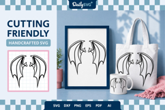 Demon Wing SVG - Devil Wings Cut File Product Image 2