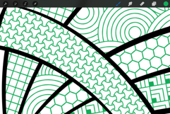 Doodle Fills 01 Procreate Pattern Brushes for Backgrounds Product Image 8