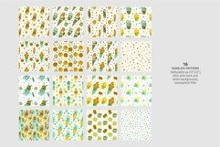 Watercolor Sweets Clipart, Patterns and Card Templates Product Image 7