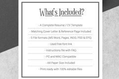 Clean Professional Resume Design Product Image 6