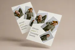Tilted Polaroid Photo Collage Template | Editable Canva Product Image 7